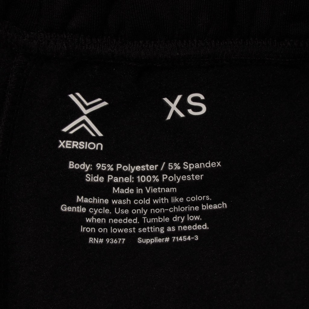 Xersion Women's Pocket Mid Rise Fleece‎ Jogger Pants Black Size XS - Picture 8 of 8